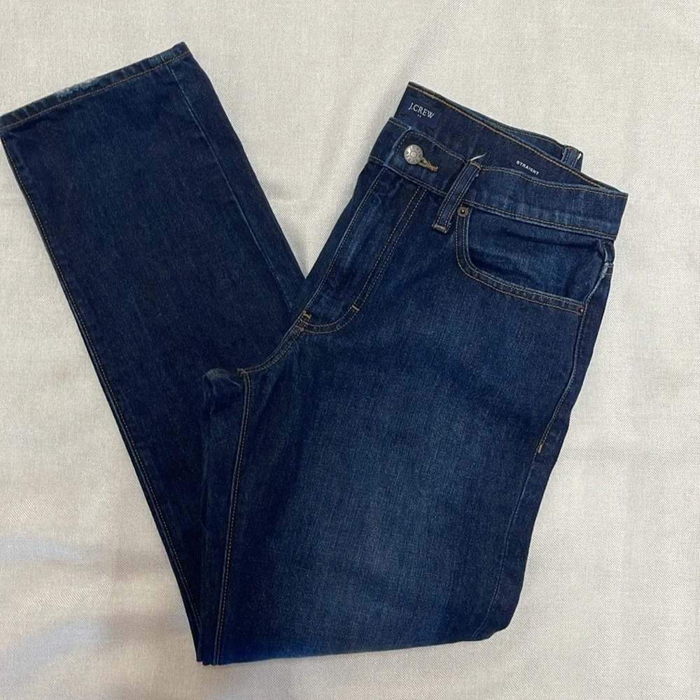 J. Crew Factory Rigid Jean | Dk Blue | 32 X 32